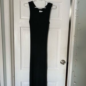 black Brandy Melville long body con dress casual